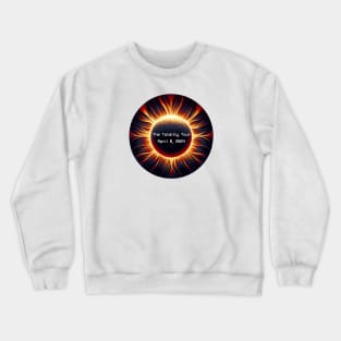 Solar Eclipse Totality Tour 2024 Two-Sided Light Colors Design T-Shirt Crewneck Sweatshirt